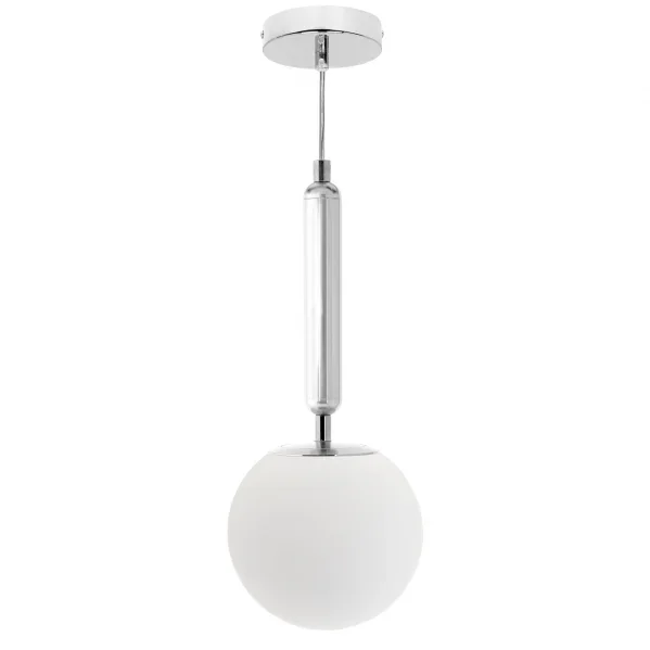 Lampara Colgante Aimee 1xe27 Cromo de FABRILAMP.