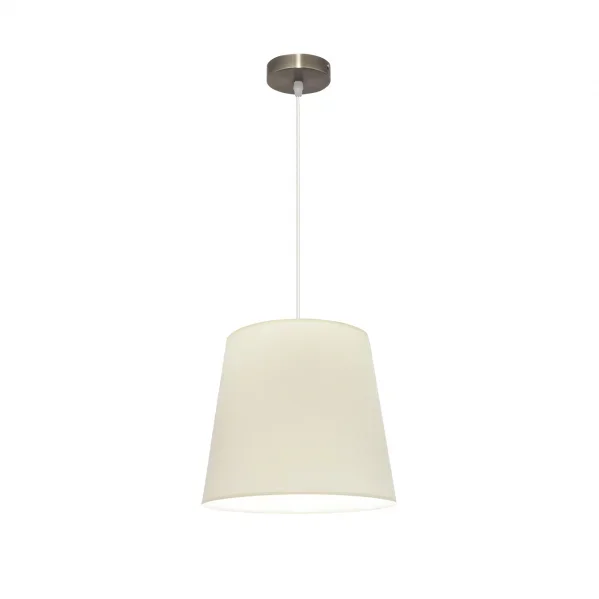 Lampara Colgante Maldivas 1xe27 Cuero/beis Reg.35d de FABRILAMP.