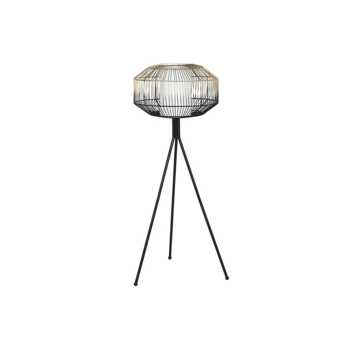 Lámpara de pie dkd home decor negro dorado hierro 50 w 220 v 39 x 39 x 103 cm