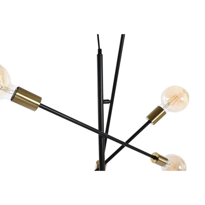 Lámpara de techo dkd home decor 60 x 52 x 50 cm negro dorado metal 50 w