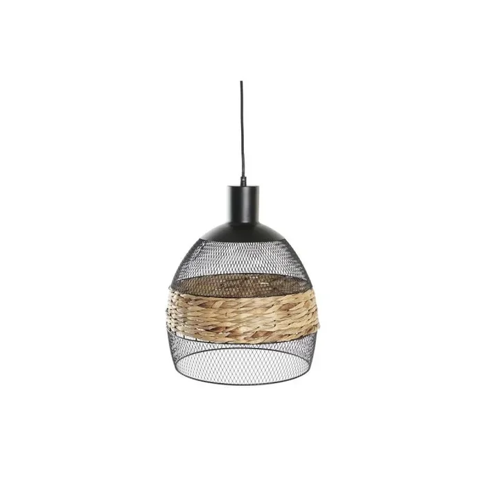 Lámpara de techo dkd home decor negro marrón 220 v 50 w (28 x 28 x 35 cm)