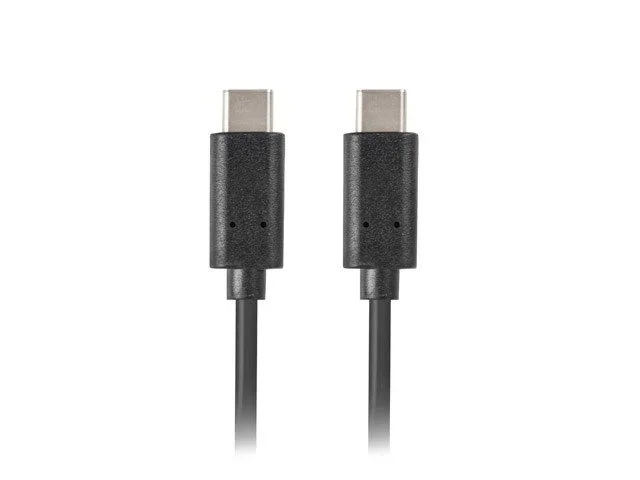 LANBERG CABLE 2.0 USB C MACHO/USB C MACHO 1M NEGRO