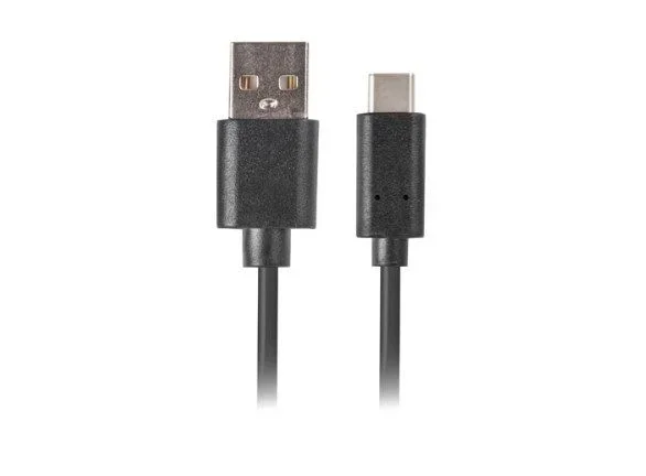 LANBERG CABLE USB 2.0 MACHO/USB C MACHO QUICK CHARGE 3.0 0.5M NEGRO
