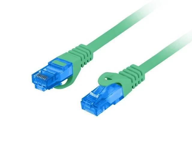 Lanberg PCF6A-10CC-0100-G cable de red Verde 1 m Cat6a S/FTP (S-STP)