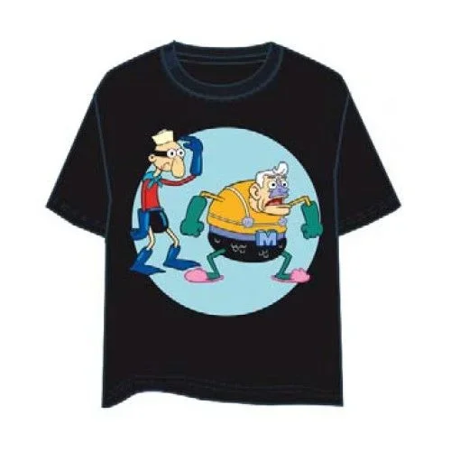 LAST LEVEL Camiseta Bob Esponja Chicos Malos Talla M Camisa Cami, Multicolor, Adultos Unisex