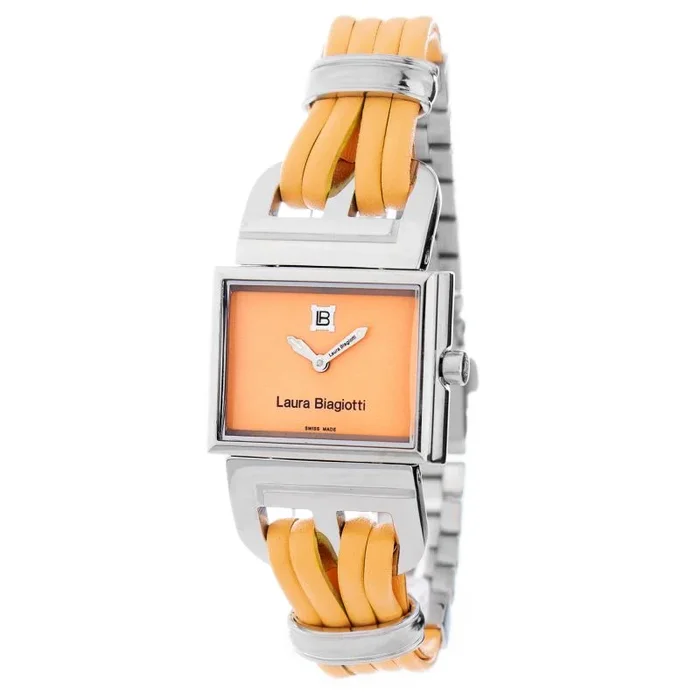 Laura Biagiotti Reloj Mujer Analogico Cuarzo con Correa de Acero/Piel LB0046L-05