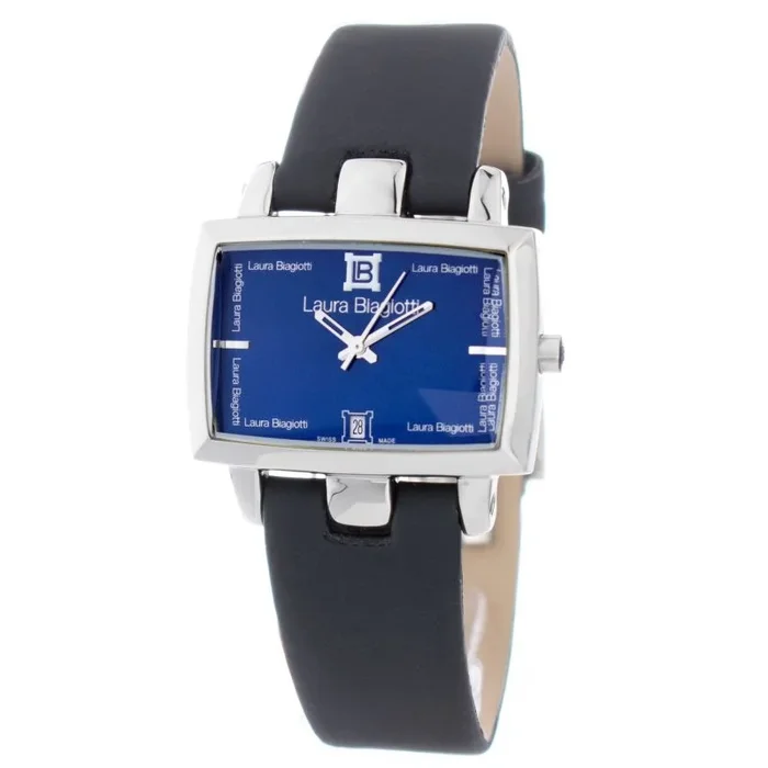 Laura Biagiotti Reloj Mujer Analogico Cuarzo con Correa de Piel LB0013M-NA