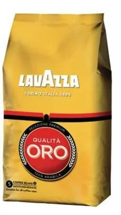 Lavazza, Qualità Oro, Café en Grano Natural, Ideal para la Máquina de Café Espresso, con Notas Aromáticas de Frutas y Flores, 100% Arábica, Intensidad 5, Tueste Medio, Paquete de 500 g
