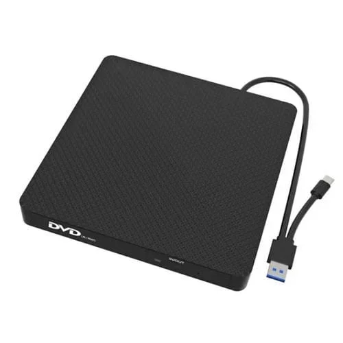 Lector de CD Externo Xd009 Grabadora VCD Ultrafino USB 3.0 Unidad de DVD Tipo C para Computadora Portátil