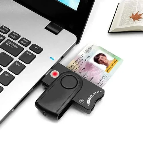 Lector de Tarjetas Inteligentes Rocketek SCR10 USB 2.0 SD TF M2 MS SIM