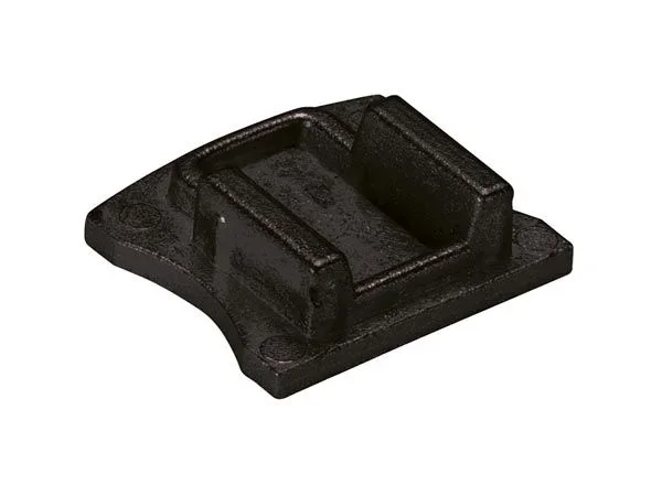 LEDsON TAPA FINAL DE ALUMINIO PARA EL PERFIL LED ‘SL15’ – SIN AGUJERO DE CABLE – COLOR NEGRO