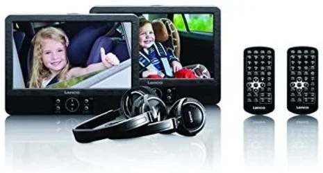 Lenco DVP-939 reproductor de dvd/bluray portátiles Reproductor de DVD portátil Mesa 22,9 cm (9″) 800 x 480 Pixeles Negro