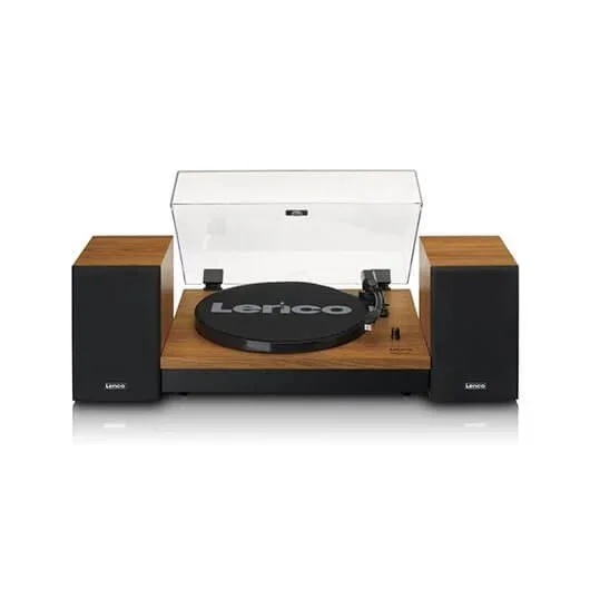Lenco LS-310WD tocadisco Tocadiscos de tracción por correa Negro, Madera Manual