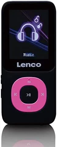 Lenco Xemio 659MIX Reproductor MP3 – Reproductor MP3/MP4 – Pantalla TFT LCD de 1,8″ – Función de Libro electrónico – Grabación de Voz – Función de vídeo – Batería de 300 mAh – 4 GB SD