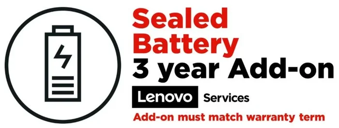 Lenovo 3Y Sealed Battery Replacement 1 licencia(s) 3 año(s)