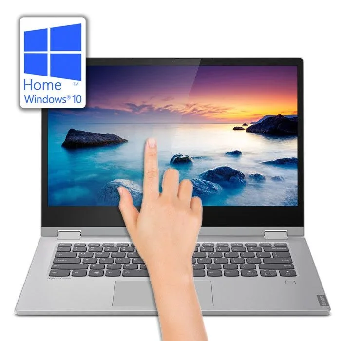 Lenovo IdeaPad C340 Híbrido (2-en-1) 35,6 cm (14″) Pantalla táctil Full HD Intel® Core™ i5 i5-10210U 8 GB DDR4-SDRAM 512 GB SSD NVIDIA GeForce MX230 Wi-Fi 5 (802.11ac) Windows 10 Home Platino