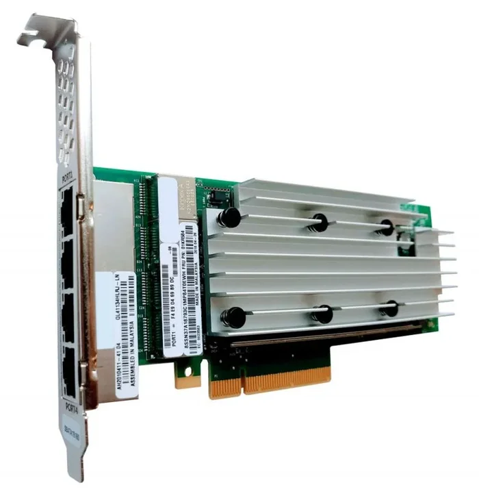 Lenovo ThinkSystem QL41134 – Adaptador de Red PCIe 3.0 x8 Gigabit Ethernet de 10 GB Ethernet x 4 para ThinkAgile VX 1SE Certificado ThinkAgile VX1320 Appliance, ThinkSystem SR250 y SR950
