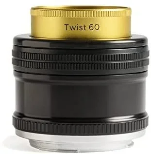 Lensbaby Twist 60 – Objetivo Creativo para Nikon (60 mm, f/2.5) Color Negro