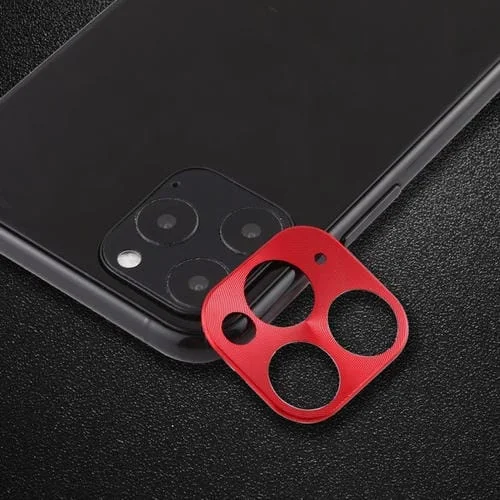 Lente Protectora Cámara Trasera iPhone 11 Pro Película (Rojo)