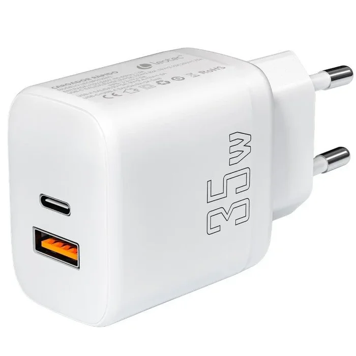 Leotec LECSPH35W2W cargador de dispositivo móvil Universal Blanco Corriente alterna Carga rápida Interior