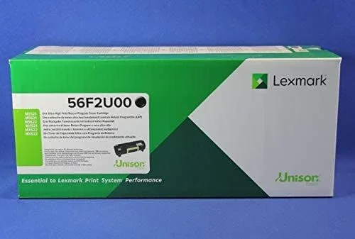 Lexmark 56F2U00 cartucho de tóner 1 pieza(s) Negro