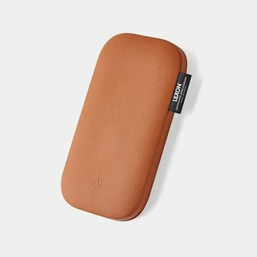 Lexon cargador power bank con carga inalámbrica de sobremesa qi 10k mah marron