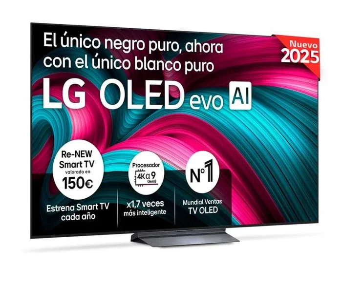 LG OLED evo AI OLED65C54LA 165,1 cm (65″) 4K Ultra HD Smart TV Wifi Negro
