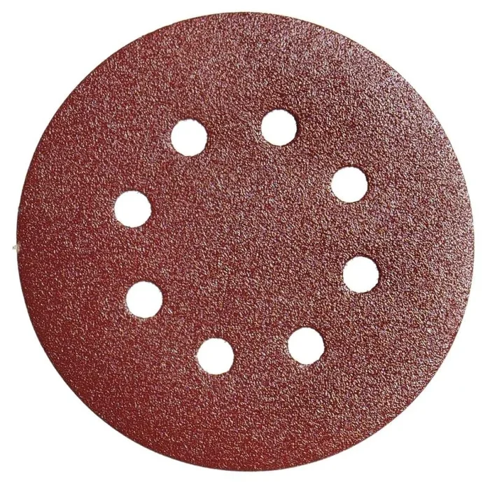 Lija recambio velcro para lijadoras excentricas disco 125 ø con agujeros grano 40 (10 piezas)