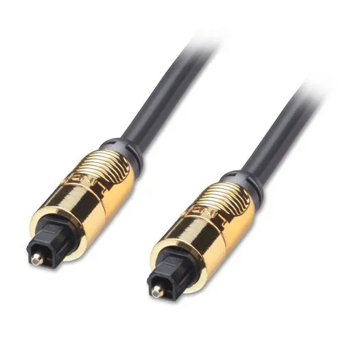 Lindy 10m TosLink S/PDIF cable de fibra optica Negro