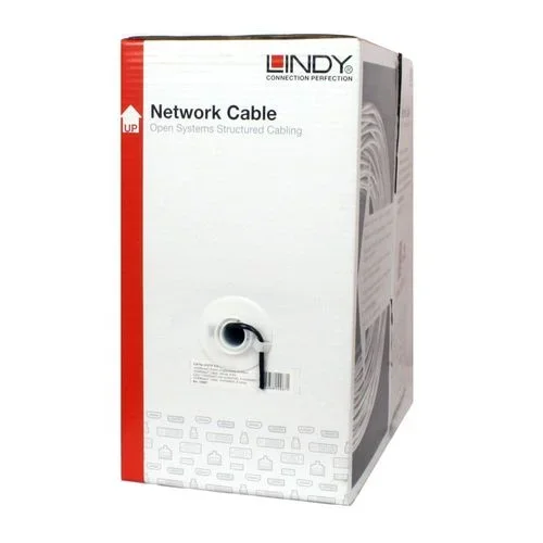 Lindy 12967 cable de red Negro 305 m Cat5e U/UTP (UTP)