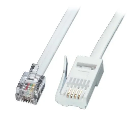 Lindy 2m RJ-11/BT Telephone Blanco