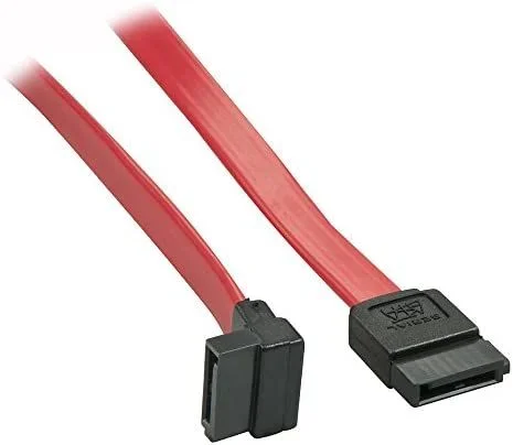 Lindy 33351 cable de SATA 0,5 m SATA 7-pin Negro, Rojo