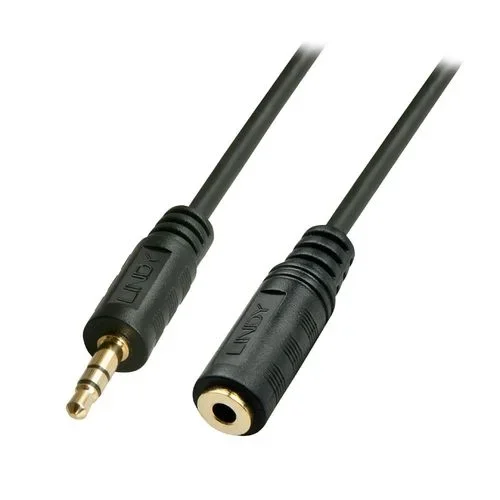 Lindy 35650 cable de audio 0,25 m 3,5mm Negro