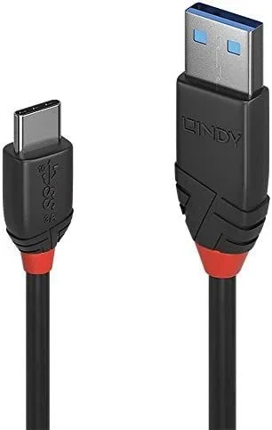 Lindy 36917 cable USB 1,5 m USB 3.2 Gen 1 (3.1 Gen 1) USB A USB C Negro