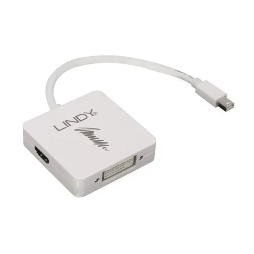 Lindy 41039 adaptador de cable de vídeo 0,2 m Blanco