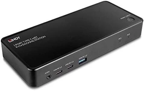 Lindy 43202 interruptor KVM Negro