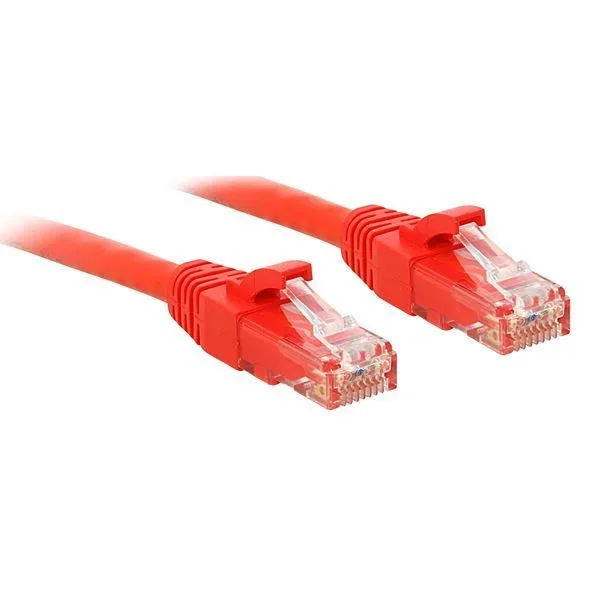 Lindy 48031 cable de red Rojo 0,5 m Cat6 U/UTP (UTP)