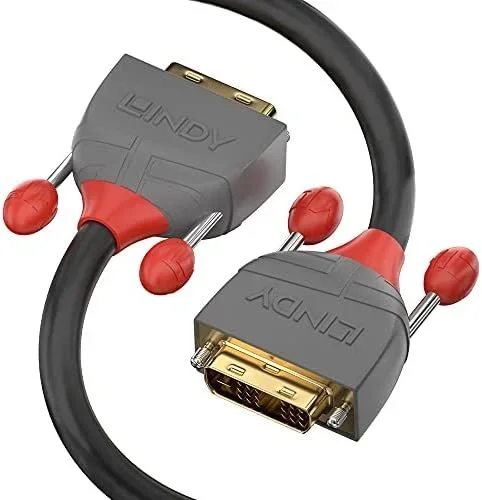 LINDY Accesorios marca modelo 10M DVI-D SINGLE LINK CABLE, ANTHRA