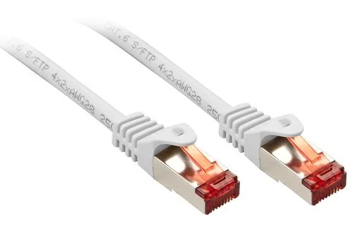 Lindy Cat.6 S/FTP 7.5m cable de red Blanco 7,5 m Cat6 S/FTP (S-STP)