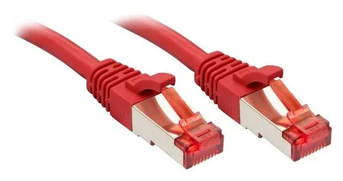 Lindy RJ-45 Cat.6 S/FTP 7.5m cable de red Rojo 7,5 m Cat6 S/FTP (S-STP)