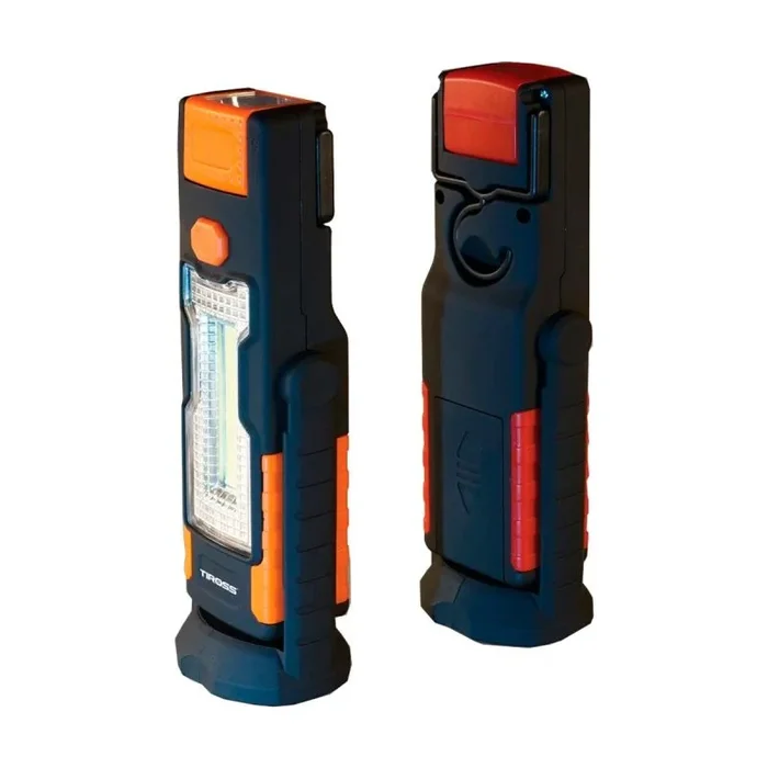Linterna multifuncional Tiross 1W + 3W COB LED TS1842, luz adaptable y diseño resistente para diferentes escenarios.