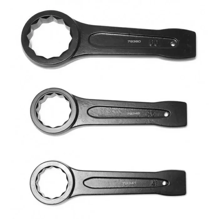 Llave de Impacto de Anillo JCB , 75 mm, para Estructuras de Puentes, Maquinaria y Equipos Agrícolas, Acero Cr-V, Resistente a Corrosión y Daños Mecánicos.