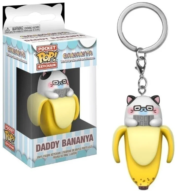 Llavero pop vinyl daddy bananya