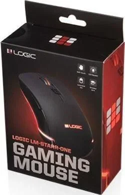 Logic LM-STARR-ONE ratón mano derecha USB tipo A Óptico 3200 DPI