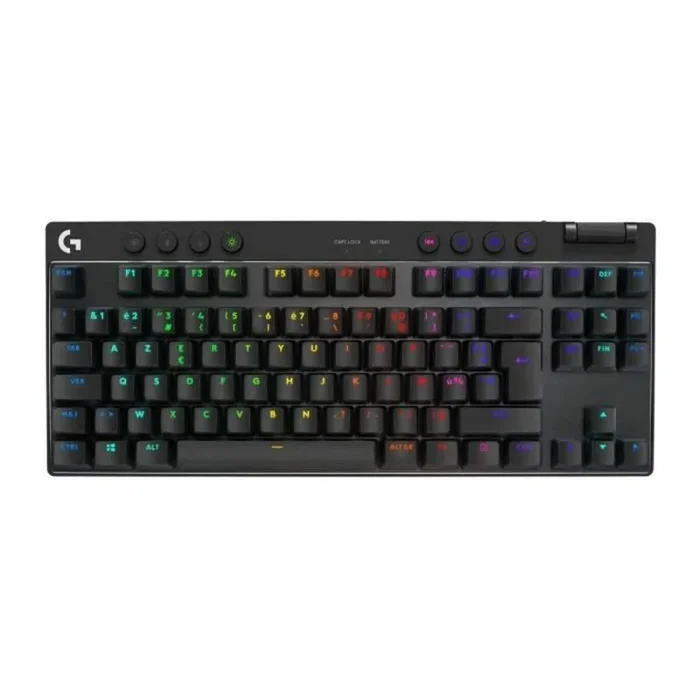 Logitech G Pro X TKL Lightspeed, Teclado inalámbrico para Gaming – Negro – FRA Tactile