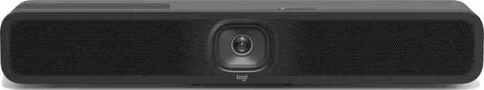 Logitech MeetUp 2 La cámara USB todo en uno para salas de conferencias, barra de vídeo compacta con funciones de inteligencia artificial integradas, funciona con Microsoft Teams, Zoom Rooms y Google Meet, entre otros. – Grafito
