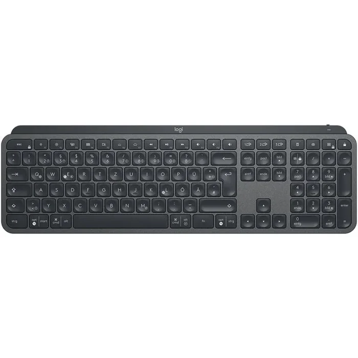 Logitech mx keys teclado inalambrico usb – teclas retroiluminadas con deteccion de proximidad de manos – iluminacion ajustable – color negro