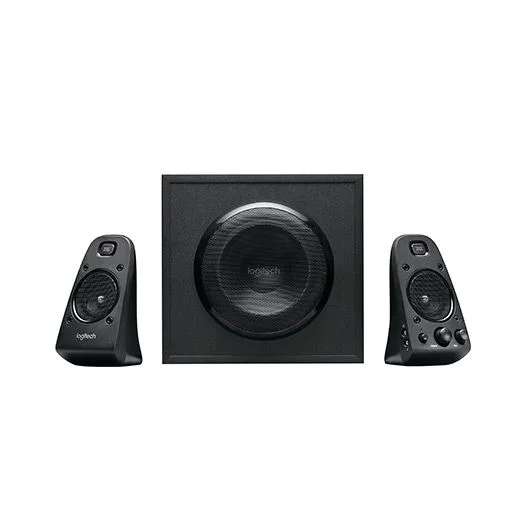 Logitech Z623 THX 2.1 Sistema de Altavoces con Subwoofer, Certificado THX Audio, 400 V de Pico, Graves Potentes, Entradas 3.5 mm/RCA, Enchufe EU, Negro