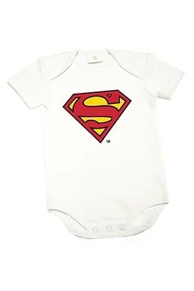 Logo superman body blanco niño t-24 dc comics