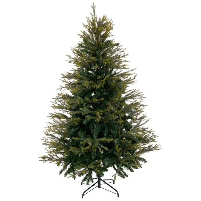 LOLAhome Árbol de Navidad Artificial con 1566 Ramas Verde de PVC y PE para Interior y Exterior de 210 cm